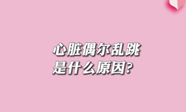 【名醫(yī)面對(duì)面之心臟100問】心臟偶爾亂跳是什么原因？
